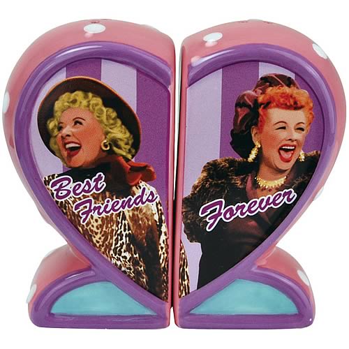 I Love Lucy Best Friends Forever Salt and Pepper Shakers
